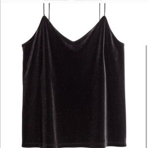 H&M Velour Camisole